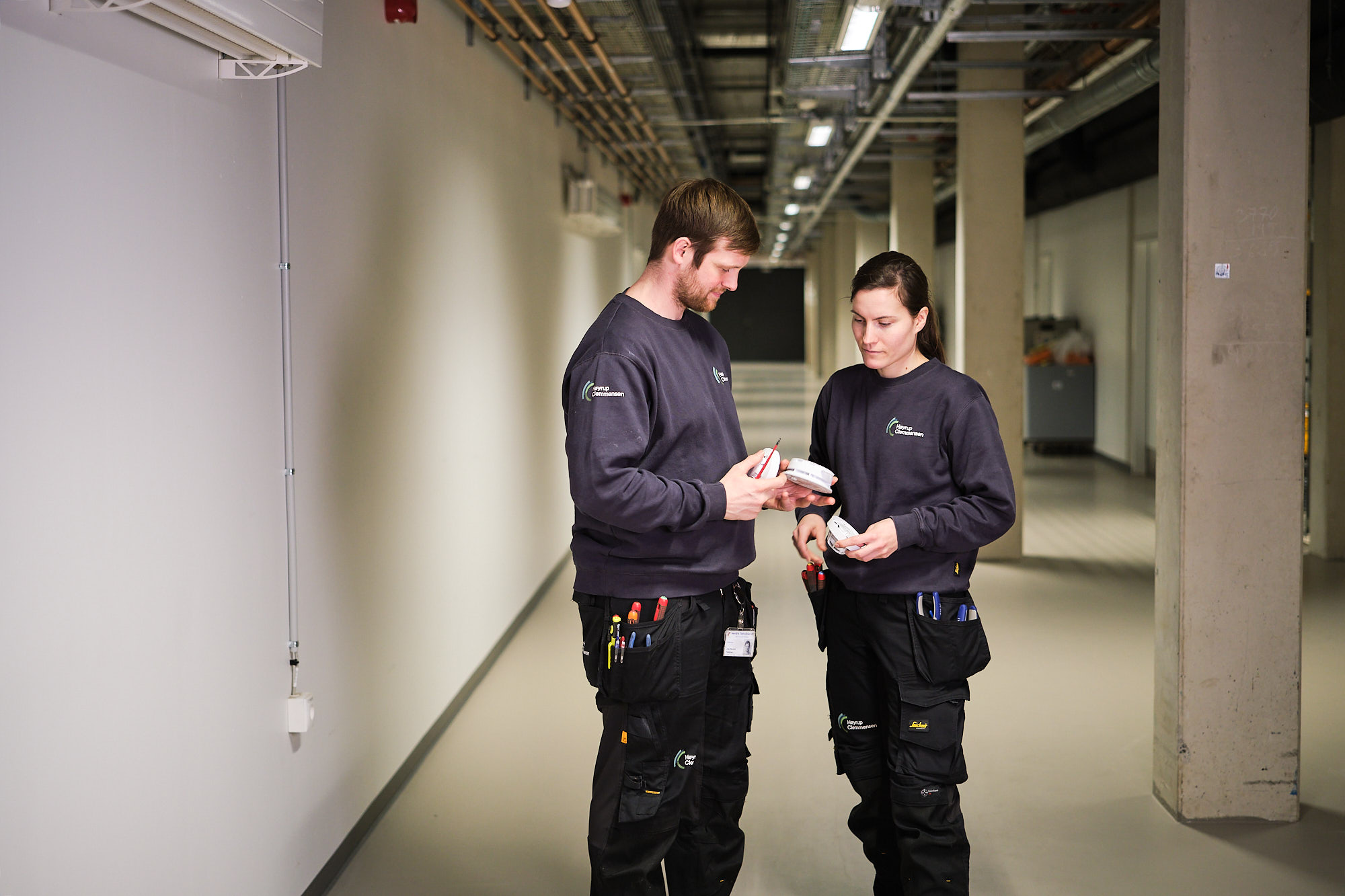 Høyrup & Clemmensen elektrikere på job